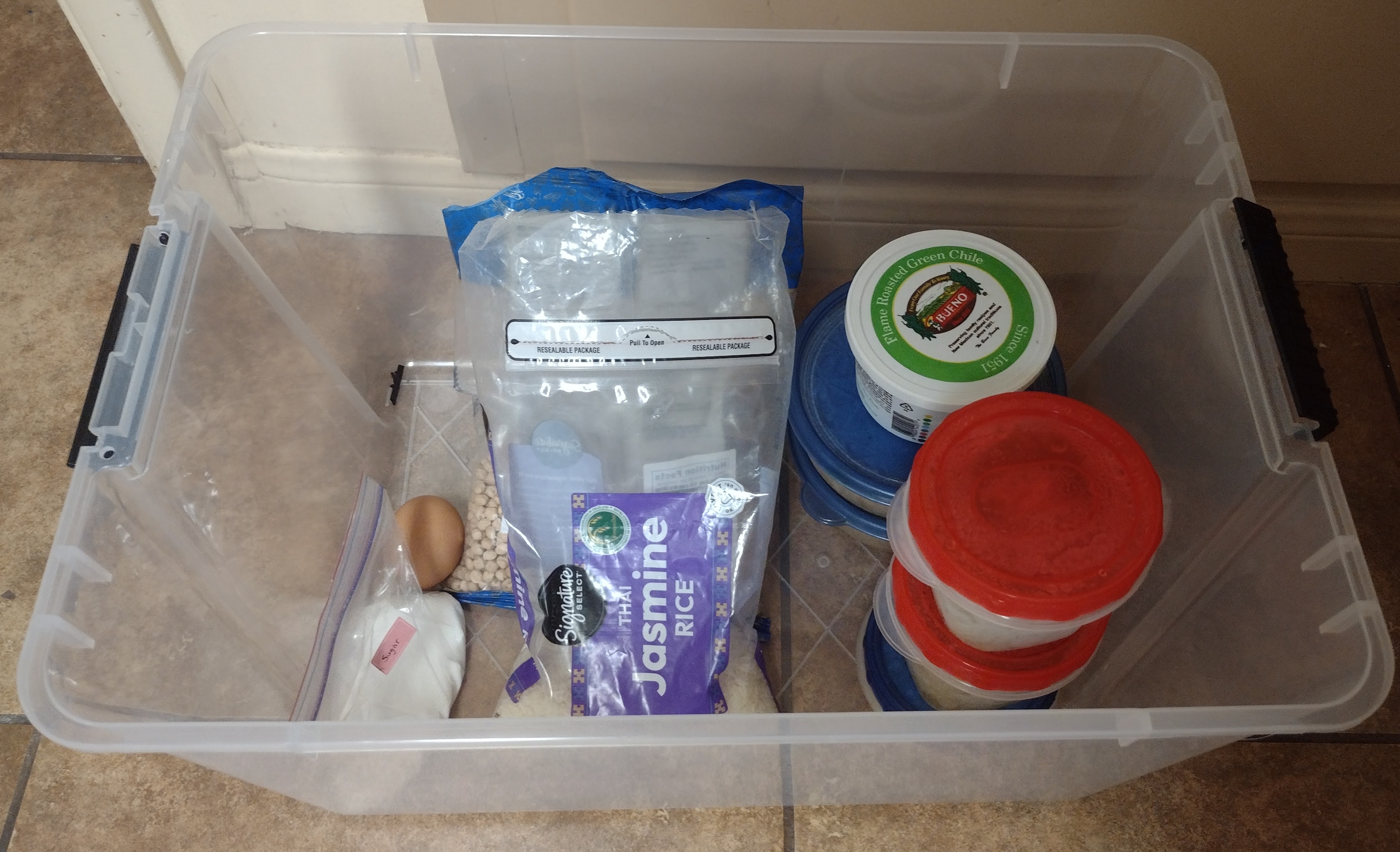 Items remaining at diet's end